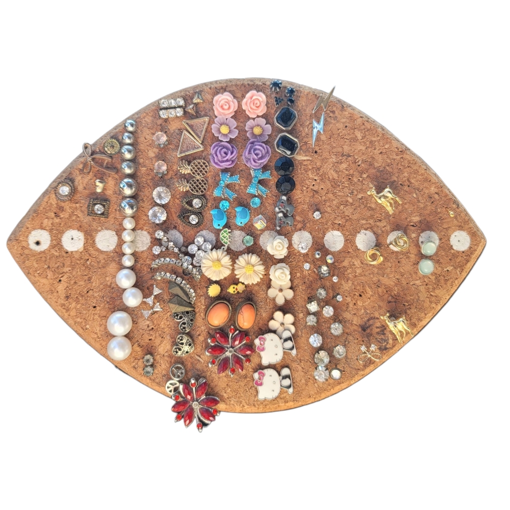 Assorted Earring Set with Floral and Pearl Designs - Picture 1 of 4